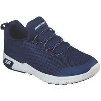 Skechers Women/'s Marsing Waiola SRC Health Care Professional Shoe, Navy/White, 6 UK