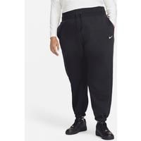 Nike Sportswear Phoenix Fleece Women's High-Waisted Oversized Tracksuit Bottoms - Black - Cotton/Polyester