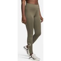 Nike Therma-FIT One Women's Mid-Rise Graphic Training Leggings - Green - Polyester/Elastane