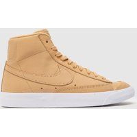 Nike blazer mid77 lx trainers in tan