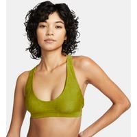 Nike Women's Cut-Out Bikini Swimming Top - Green - Nylon/Elastane