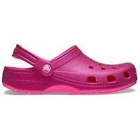 Crocs Classic Glitter Clog Pink Crush Size 3 UK Men/ 4 UK Women