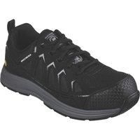 Skechers Men/'s Malad Ii ESD Composite Safety Toe Construction Shoe, Black, 7 UK