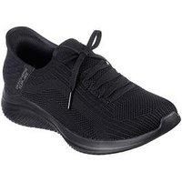 Skechers Women/'s Ultra Flex 3.0 brilliant way Sneaker, Black, 3 UK