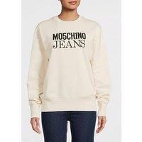 M05Ch1N0 Jeans Large Logo Crew Sweat