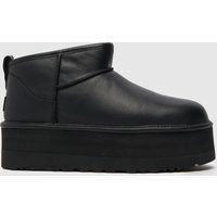 UGG Ultra Mini Platform Boots In Black