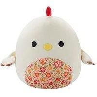 Squishmallows SQCR05418 12-Inch-Todd The Beige Rooster with a Floral Belly, Mult