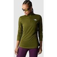 The North Face Womens Flex 1/4 Zip - Olive