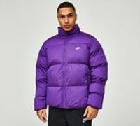 Nike Club Puffer Jacket - Purple - Size S