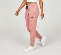 Nike Womens Tech Fleece Mid-Rise Pant - Pink - Size XS