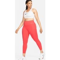 Nike Universa Women's Medium-Support High-Waisted 7/8 Leggings with Pockets - Red - Recycled Nylon Minimum