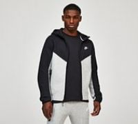 Nike Tech Fleece Windrunner Full Zip Hoodie - Grey - Size M