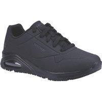 Skechers Women/'s Uno Sr Trainers, Black Synthetic, 4 UK