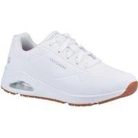 Skechers Women/'s Uno Sr Trainers, White Synthetic, 6 UK