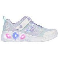 SKECHERS Lilac Princess Wishes Girls Junior Trainers