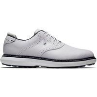 FootJoy Mens FJ TRADITIONS SL WHT/WHT/NY Golf Shoes - UK9M