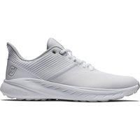 FootJoy Men/'s Flex Golf Shoe, White/White/Grey, 11 UK