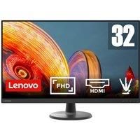 LENOVO D32-45 67A0GAC2UK Full HD 31.5" VA LCD Monitor - Black, Black