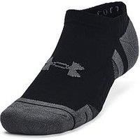 Under Armour Mens Training Performance Cotton 3Pk No Show Socks