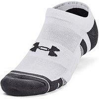 Under Armour Mens Training Performance Cotton 3Pk No Show Socks