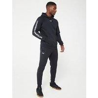 Men's Tracksuit Under Armour Rival Fleece Hoodie and Jogger in Black