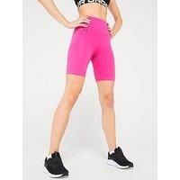 Under Armour Womens Motion Bike Short - Pink/Black