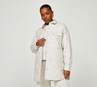 Nike Womens Trend Quilted Jacket - White - Size XS