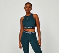 Nike Womens Pro Dri-FIT Tank Top - Green - Size M