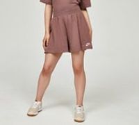 Nike Girls Washed Short - Brown - Size L/G