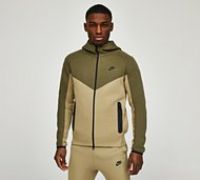 Nike Tech Fleece Windrunner Full Zip Hoodie - Green - Size S