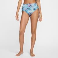 Nike Swim Women's Lace-Up Bikini Bottoms - Blue - Polyester/Elastane