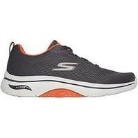 Skechers Go Walk Arch Fit 2.0 Lace Up Trainers - Grey