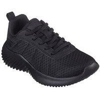 Skechers Bounder Karonik Junior Kids Sports Trainer Shoe Black