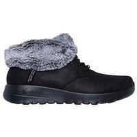 ON-THE-GO JOY - COZY CHARM Womens Boots Black/Grey