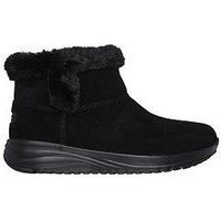 Skechers On-The-Go Waterproof Suede Chugga Boot - Black