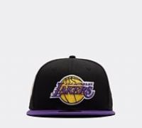 New Era LA Lakers Team Side Patch 9FIFTY Cap - Black - S/M