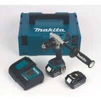 Makita DHP486STJ 18V 2 x 5.0Ah Li-Ion LXT Brushless Cordless Combi Drill (670TM)