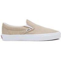 Vans Mens Classic Slip-On Trainers - Off White