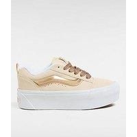 Vans Women'S Knu Stack Trainers - Gold