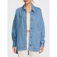 Free People Madison City Denim Jacket - Blue