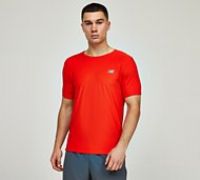 New Balance Athletics Jacquard T-Shirt - Red - Size XS