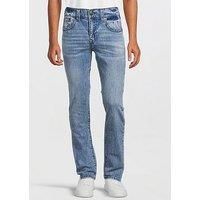 True Religion Men/'s Rocco Skinny Big T Jean, Orian Medium Wash, 36