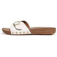 Fitflop IQushion Womens Adjustable Buckle Leather Slides