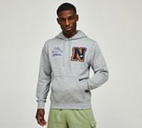 Nike Varsity Pullover Overhead Hoodie - Grey - Size S