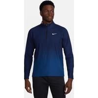 Nike Tour Men's Dri-FIT ADV 1/2-Zip Golf Top - Blue - Polyester/Elastane