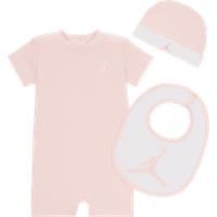 Nike Jordan Jumpman Baby 3-Piece Romper Set - Pink - Cotton