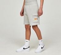 Nike Junior Multi Swoosh Cargo Short - Grey - Size XL/B