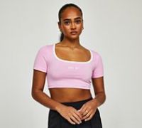 Nike Womens NSW Trend Square T-Shirt - Pink - Size XS