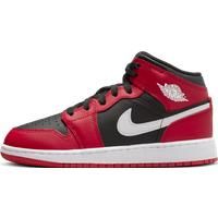 Nike Air Jordan 1 Mid Older Kids' Shoes - Black