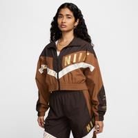 Nike Sportswear Women's Woven Jacket - Brown - Polyester